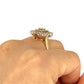 XMAS DEAL | 18kt Gold Lumière Cluster Ring Valuation $10,850