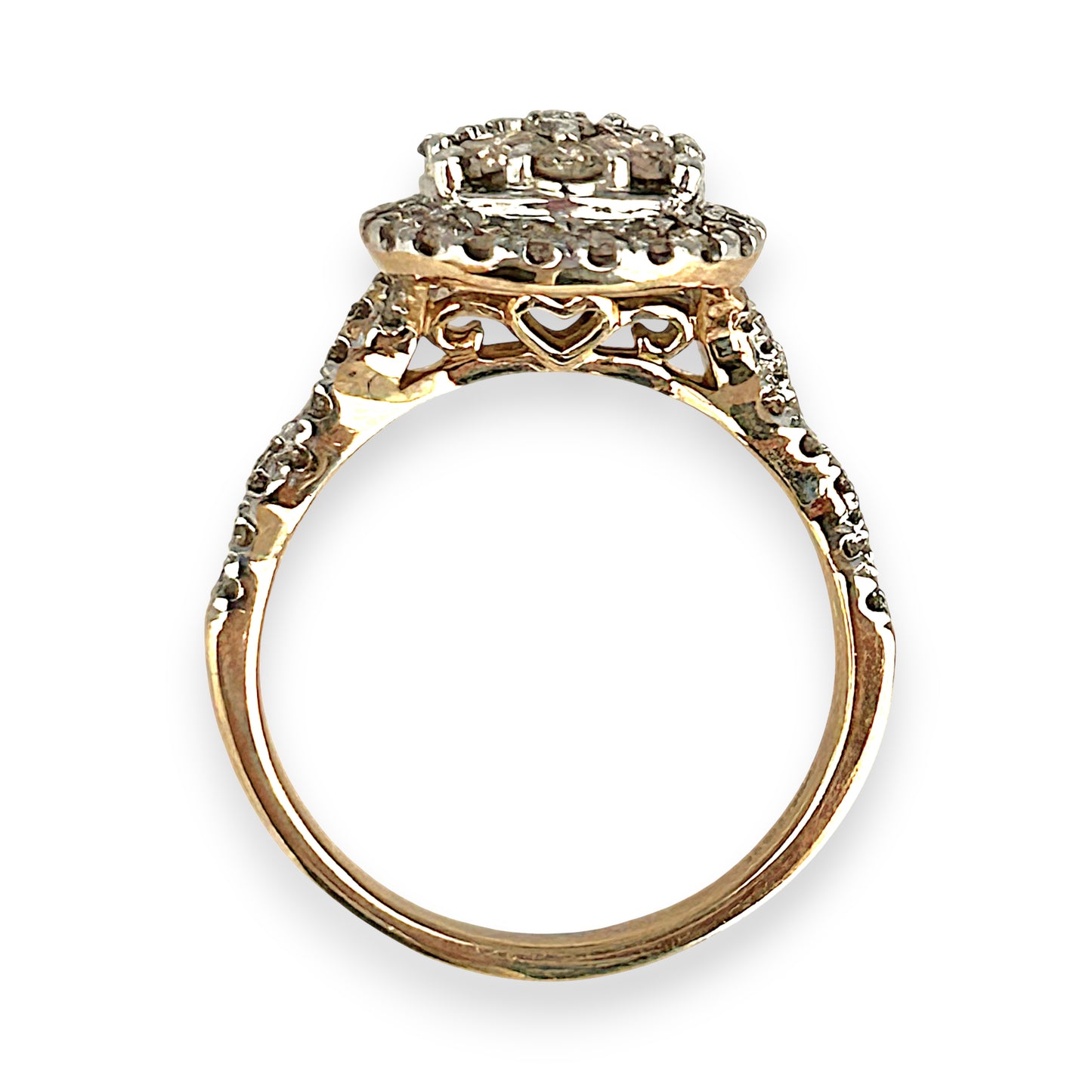 GOLD DEAL | 9ct Gold Celeste Radiance 2.00ct Diamond Cluster Ring, Valuation $7,100