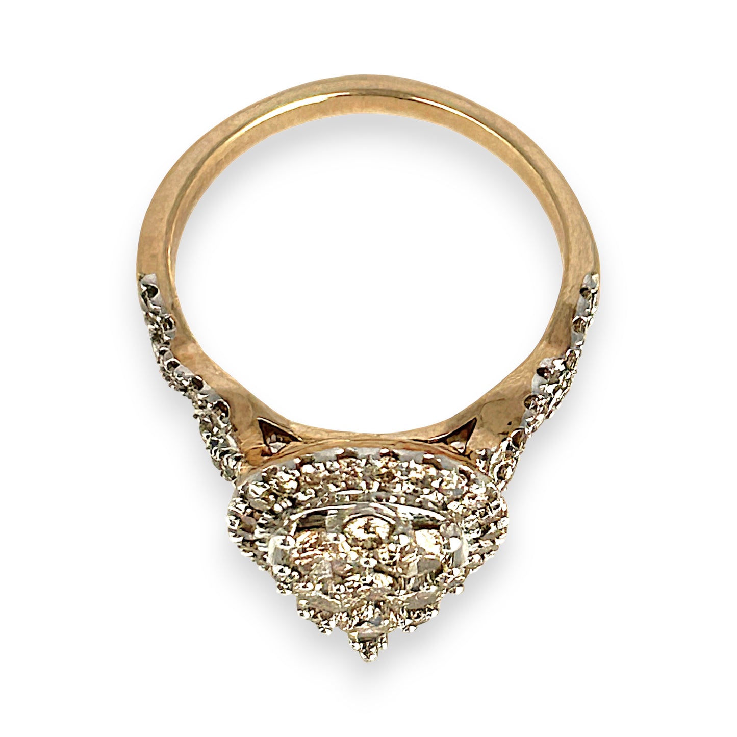 GOLD DEAL | 9ct Gold Celeste Radiance 2.00ct Diamond Cluster Ring, Valuation $7,100