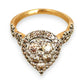 GOLD DEAL | 9ct Gold Celeste Radiance 2.00ct Diamond Cluster Ring, Valuation $7,100
