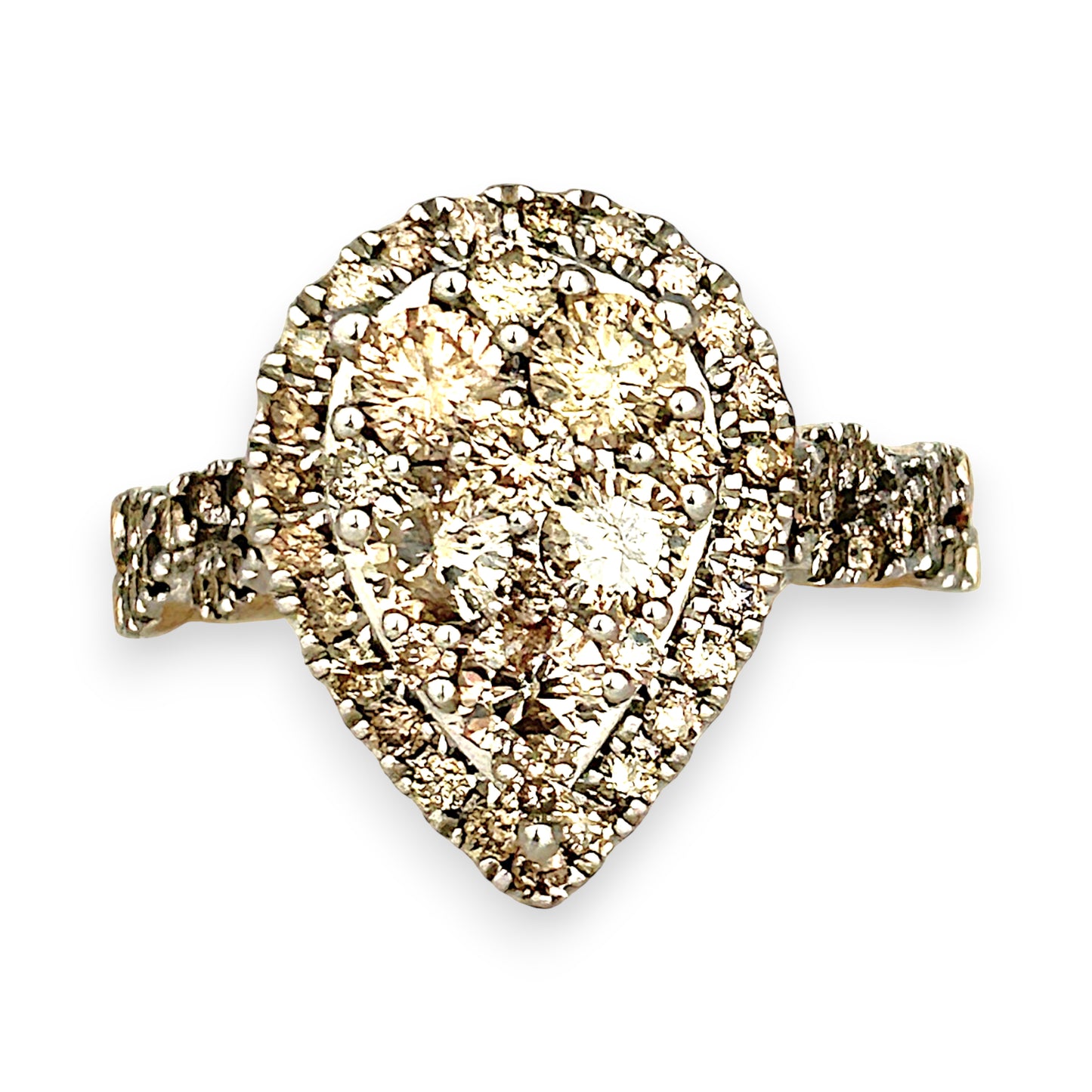 GOLD DEAL | 9ct Gold Celeste Radiance 2.00ct Diamond Cluster Ring, Valuation $7,100