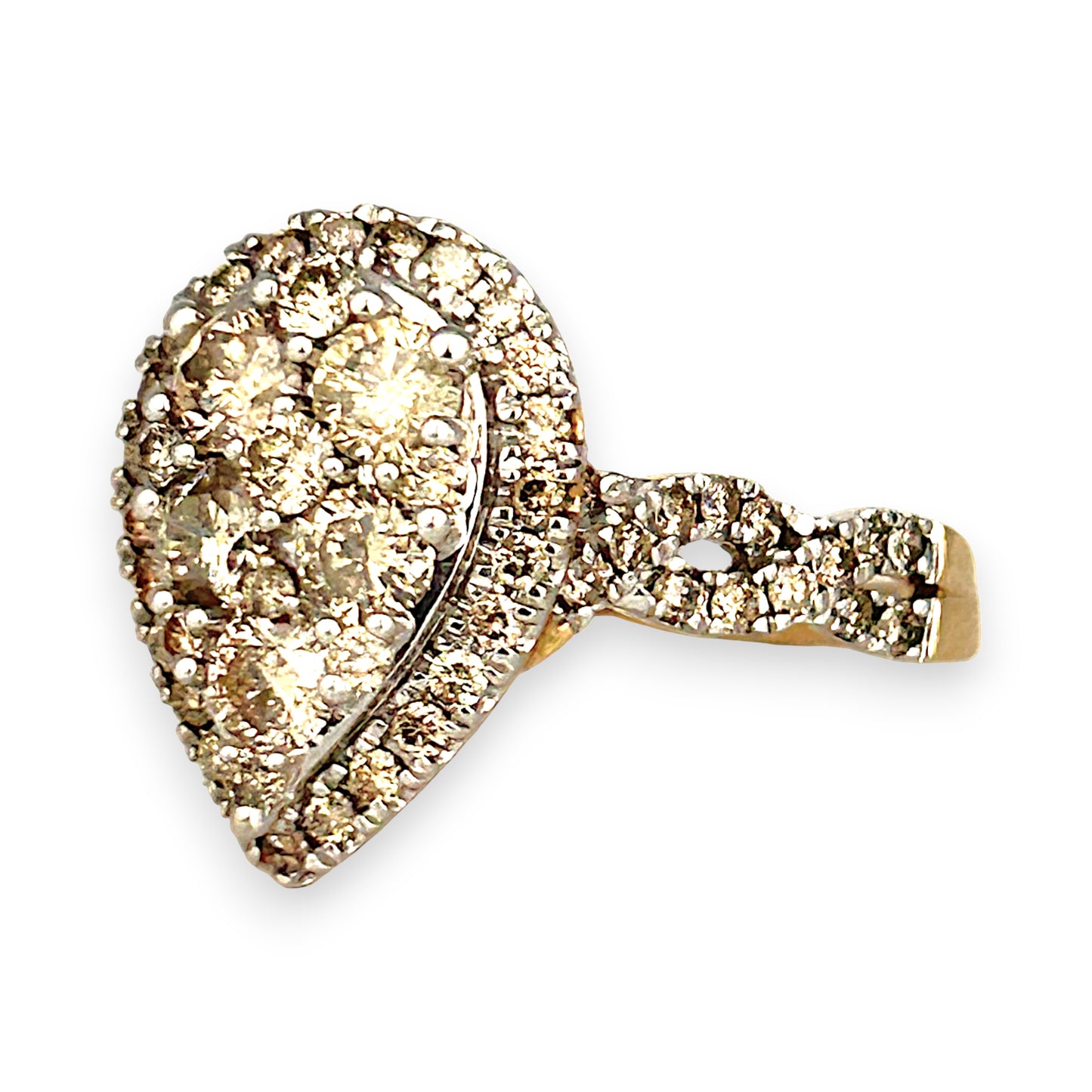 GOLD DEAL | 9ct Gold Celeste Radiance 2.00ct Diamond Cluster Ring, Valuation $7,100