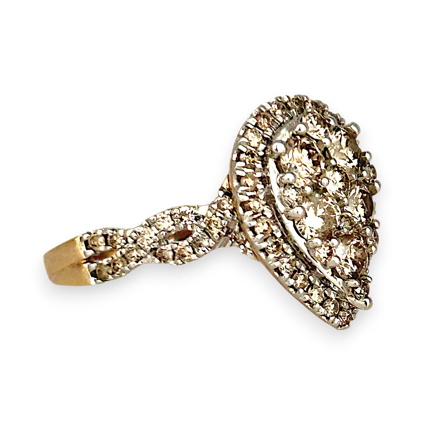 GOLD DEAL | 9ct Gold Celeste Radiance 2.00ct Diamond Cluster Ring, Valuation $7,100