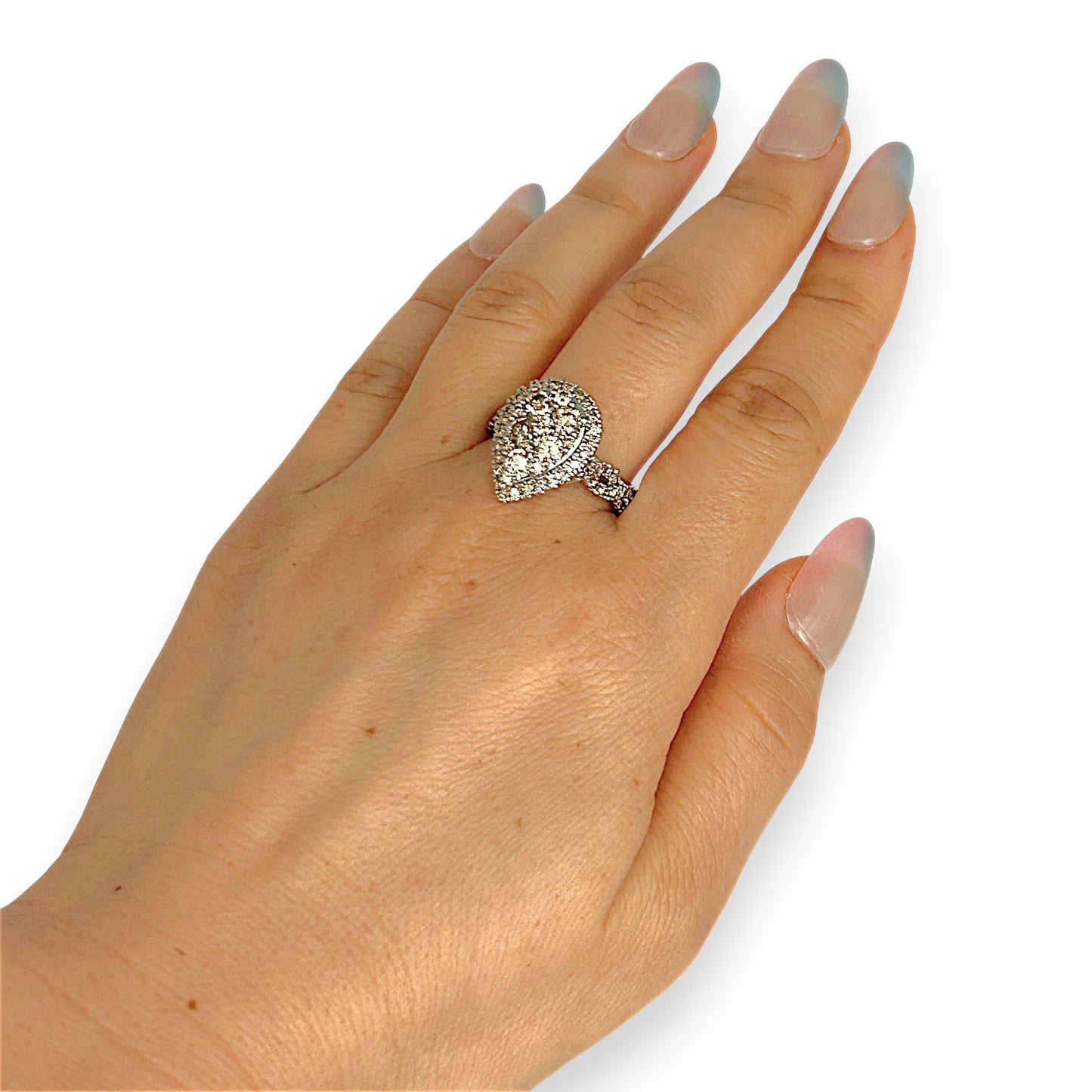 GOLD DEAL | 9ct Gold Celeste Radiance 2.00ct Diamond Cluster Ring, Valuation $7,100