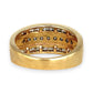 GOLD DEAL | 9ct Gold Triluxe Band Diamond Ring TDW 1.0ct.Valuation 3,450