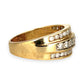 GOLD DEAL | 9ct Gold Triluxe Band Diamond Ring TDW 1.0ct.Valuation 3,450