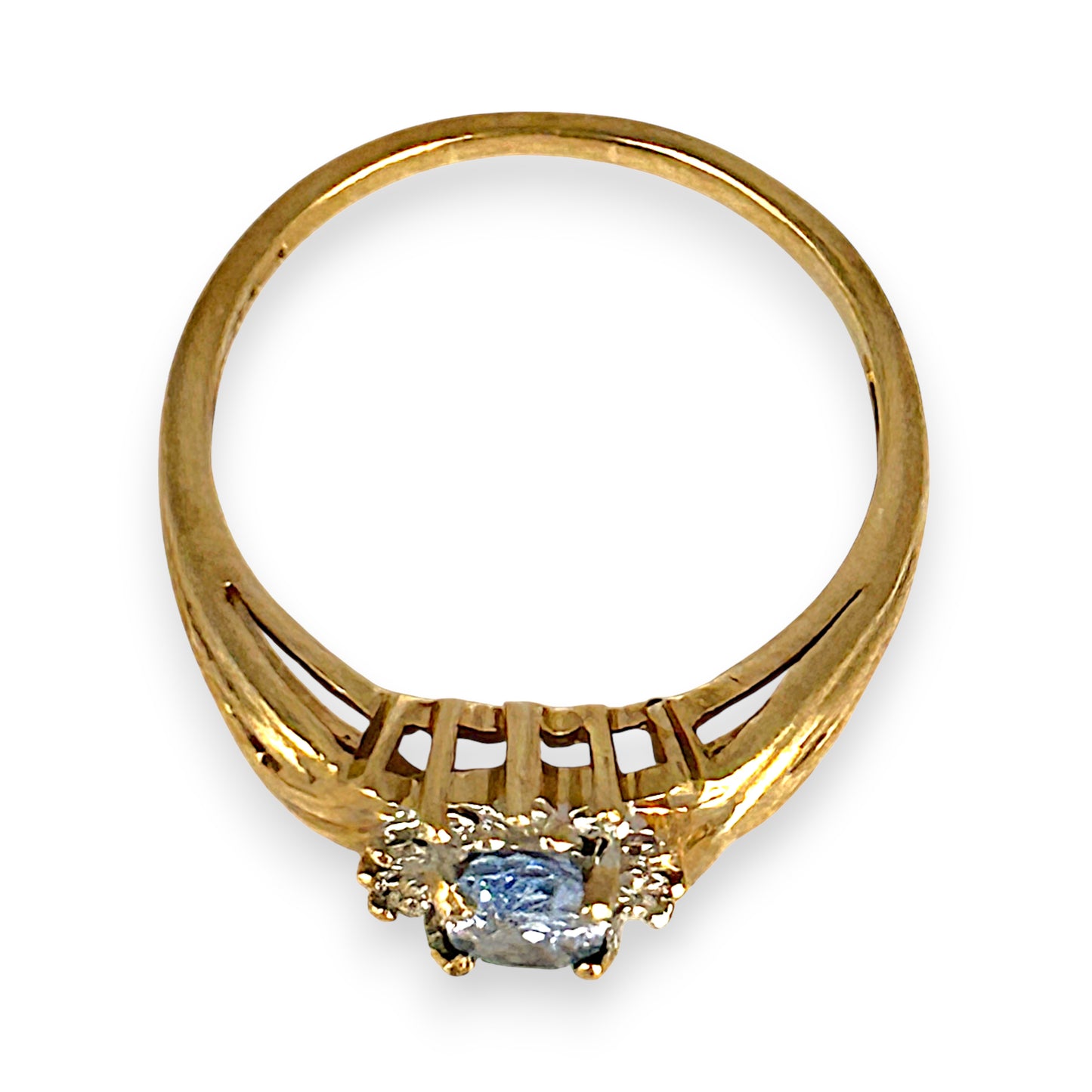 GOLD DEAL | 9ct Gold Azure Whispers Sapphire & Diamond Ring Valuation $2,250