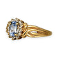GOLD DEAL | 9ct Gold Azure Whispers Sapphire & Diamond Ring Valuation $2,250