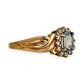 GOLD DEAL | 9ct Gold Azure Whispers Sapphire & Diamond Ring Valuation $2,250