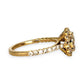 GOLD DEAL | 9ct Gold Lustre Crown 1.00ct Diamond Halo Ring Valuation $3,400