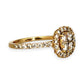 GOLD DEAL | 9ct Gold Lustre Crown 1.00ct Diamond Halo Ring Valuation $3,400