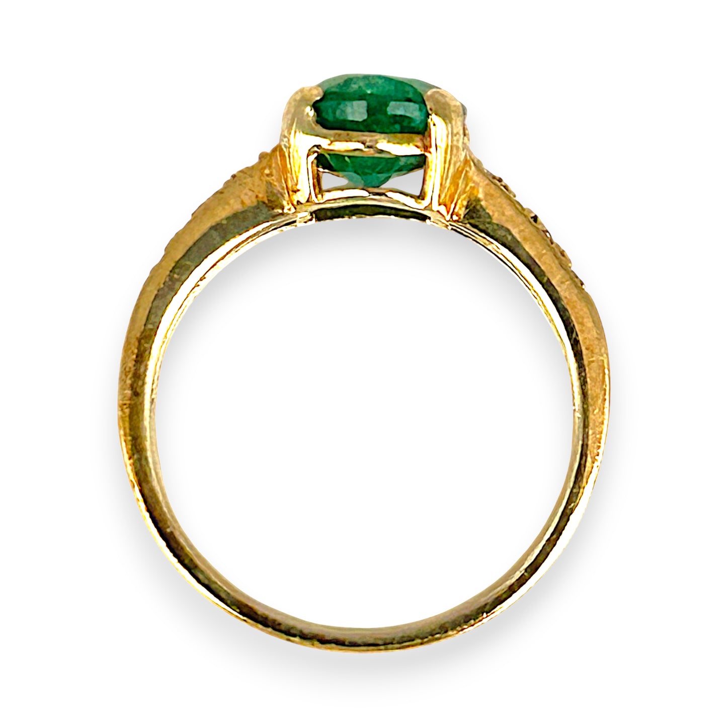 GOLD DEAL | 9ctGold Verdant Embrace – Emerald 1.89ct. Ring.Valuation $3,650
