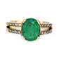 GOLD DEAL | 9ctGold Verdant Embrace – Emerald 1.89ct. Ring.Valuation $3,650