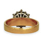 GOLD DEAL | FLASH SALE 18ct (18K) Y/W Gold Diamond 0.63ct Vintage Cluster Dress 1997 Ring