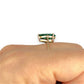 GOLD DEAL | 10ct Gold Emerald Teardrop Ring with Diamonds Valuation $2,500