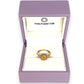 XMAS DEAL | 10kt Gold Michael Hill Yellow Sapphire & Diamond Halo Ring Valuation $3,250