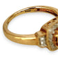 XMAS DEAL | 10kt Gold Michael Hill Yellow Sapphire & Diamond Halo Ring Valuation $3,250