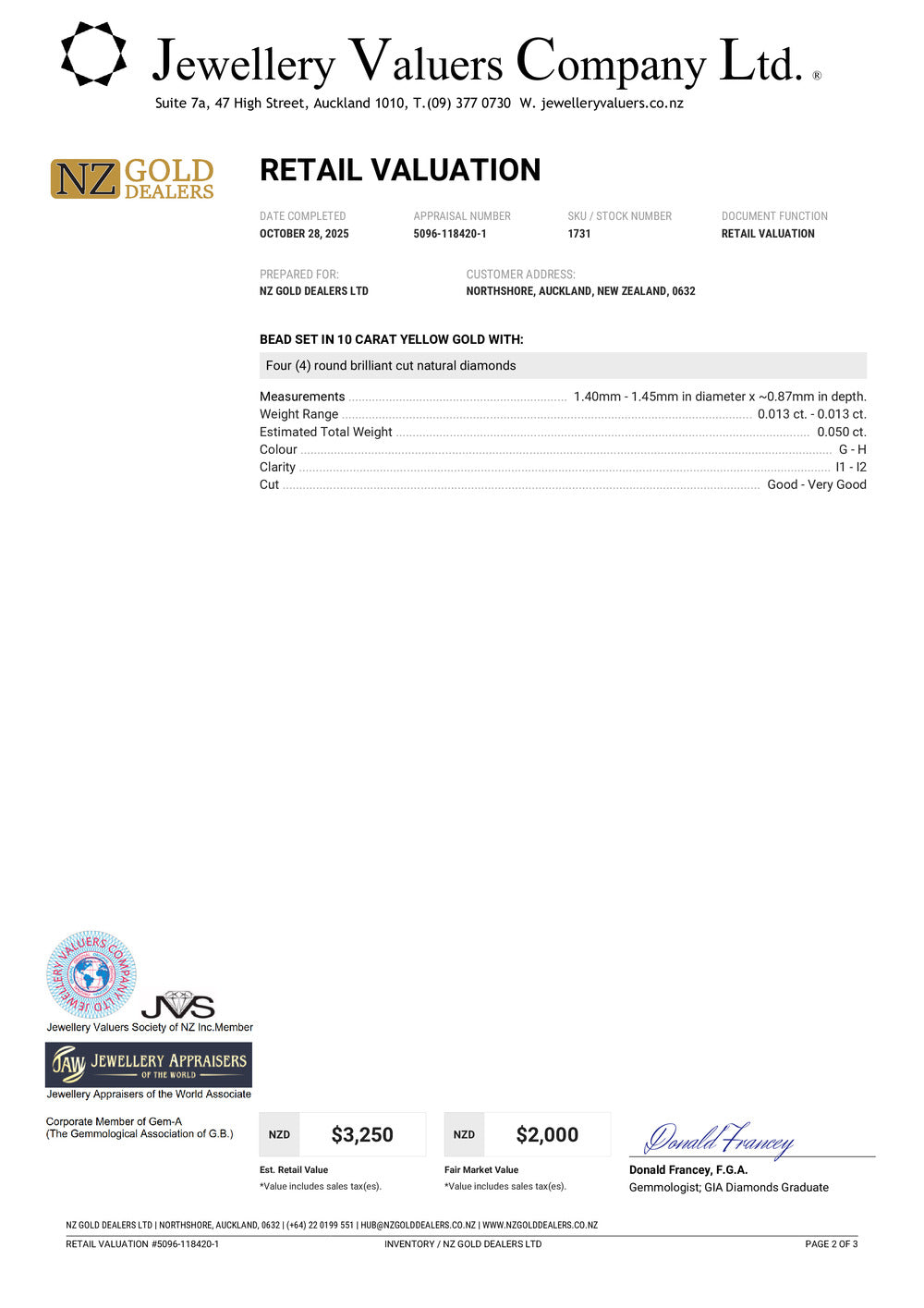 XMAS DEAL | 10kt Gold Michael Hill Yellow Sapphire & Diamond Halo Ring Valuation $3,250