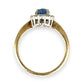 XMAS DEAL | 10kt Gold Michael Hill Blue Radiance Halo Ring Valuation $2,990