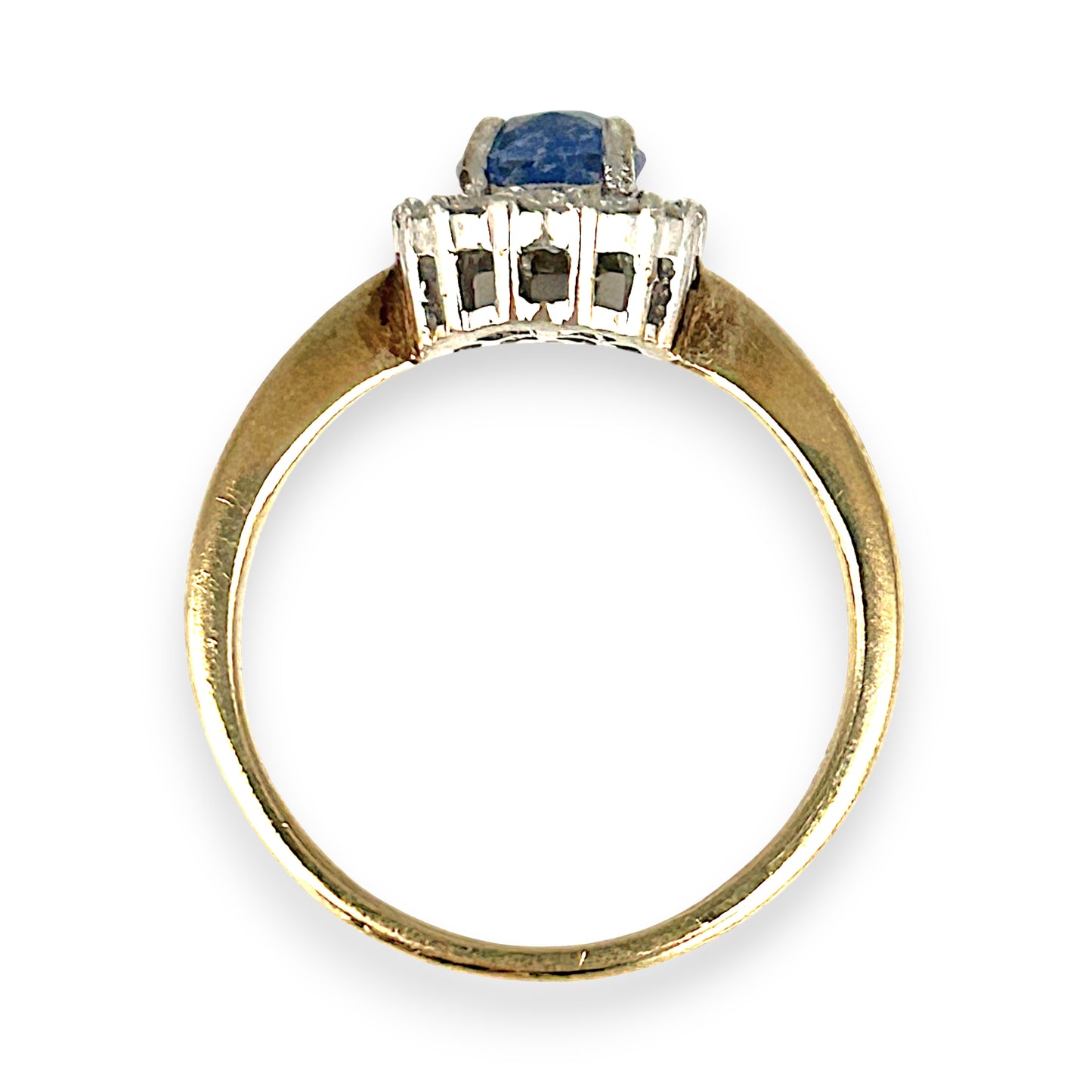 XMAS DEAL | 10kt Gold Michael Hill Blue Radiance Halo Ring Valuation $2,990