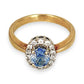 XMAS DEAL | 10kt Gold Michael Hill Blue Radiance Halo Ring Valuation $2,990