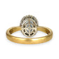 XMAS DEAL | 10kt Gold Michael Hill Blue Radiance Halo Ring Valuation $2,990