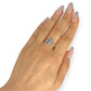 XMAS DEAL | 10kt Gold Michael Hill Blue Radiance Halo Ring Valuation $2,990