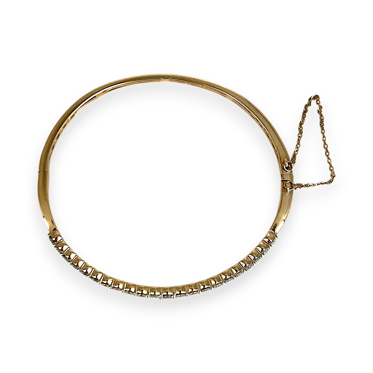 XMAS DEAL | 14kt Gold Solstice Diamond Bangle Michael Hill Valuation $11,500
