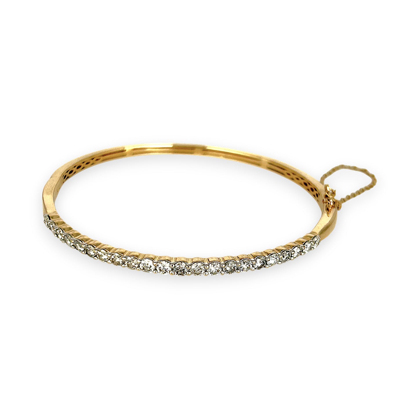 XMAS DEAL | 14kt Gold Solstice Diamond Bangle Michael Hill Valuation $11,500