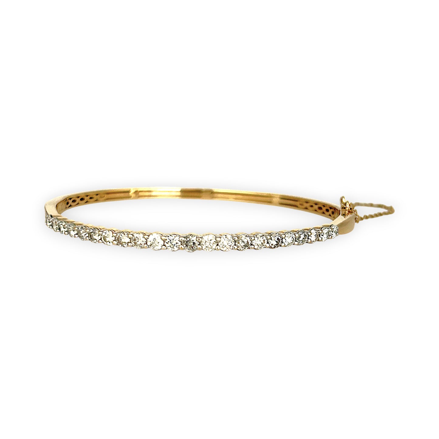 XMAS DEAL | 14kt Gold Solstice Diamond Bangle Michael Hill Valuation $11,500
