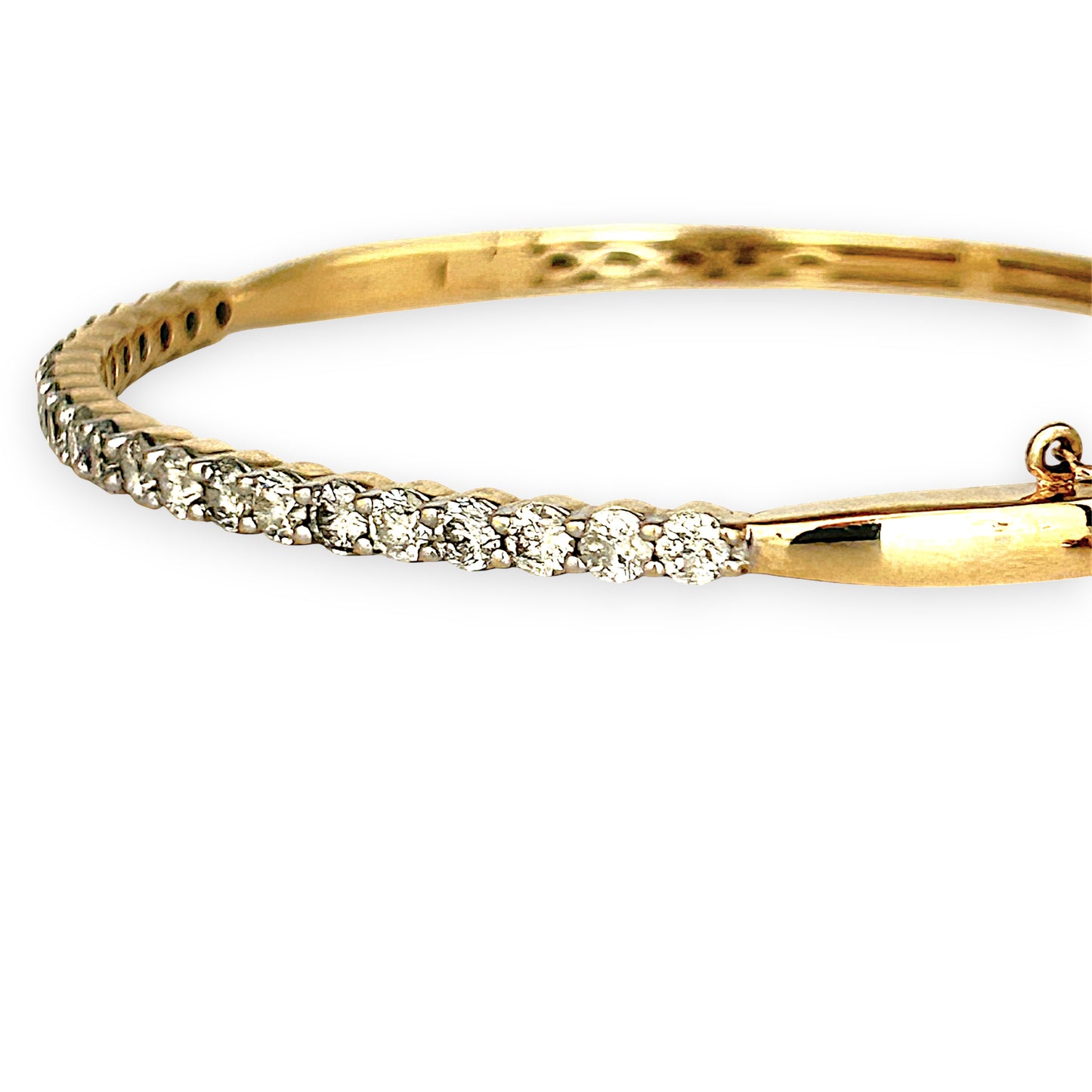 XMAS DEAL | 14kt Gold Solstice Diamond Bangle Michael Hill Valuation $11,500