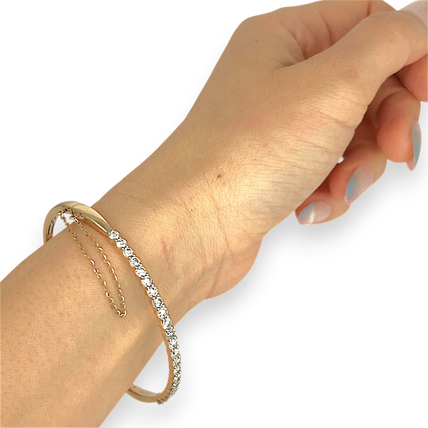 XMAS DEAL | 14kt Gold Solstice Diamond Bangle Michael Hill Valuation $11,500