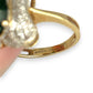 XMAS DEAL | 14kt Gold Emerald Majesty Statement Ring Valuation $4,900