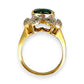 XMAS DEAL | 14kt Gold Emerald Majesty Statement Ring Valuation $4,900