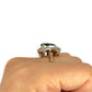 XMAS DEAL | 14kt Gold Emerald Majesty Statement Ring Valuation $4,900
