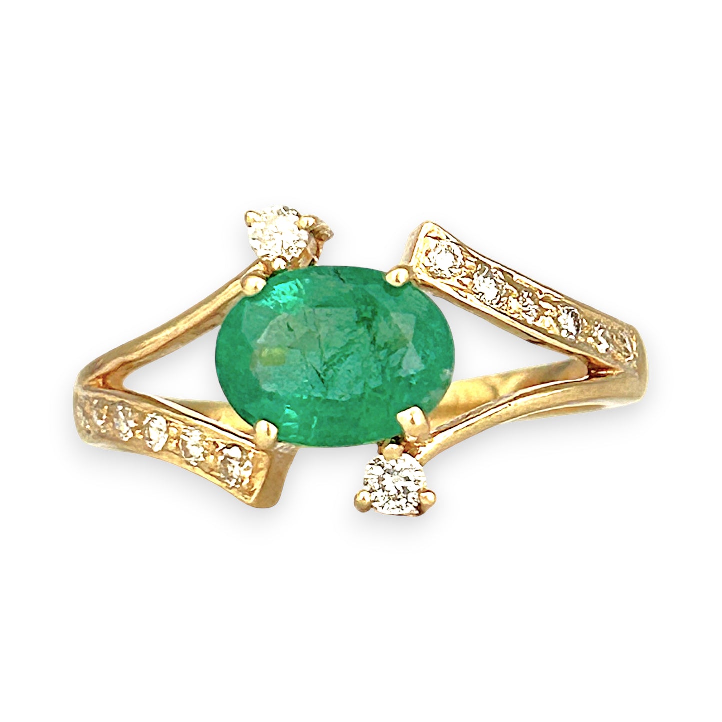 XMAS DEAL | 14kt Gold Verdant Embrace Ring Valuation $4,100