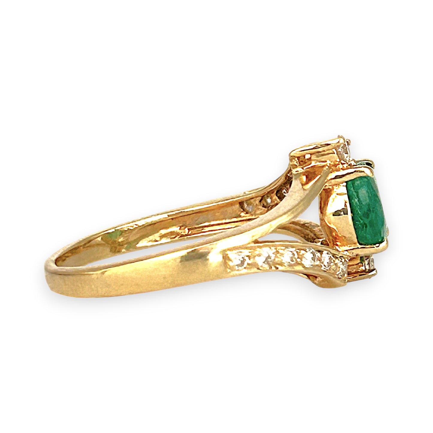 XMAS DEAL | 14kt Gold Verdant Embrace Ring Valuation $4,100