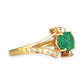 XMAS DEAL | 14kt Gold Verdant Embrace Ring Valuation $4,100