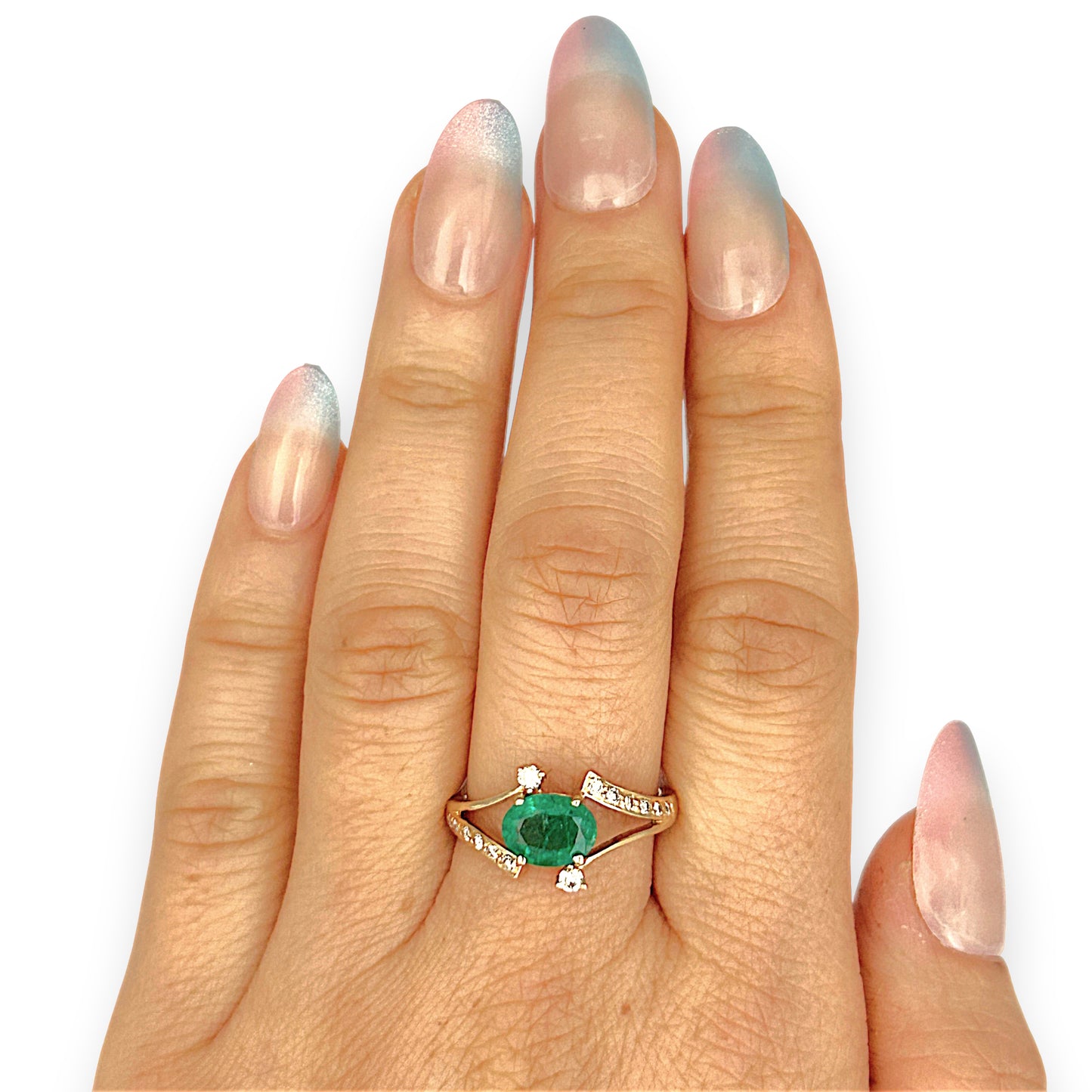 XMAS DEAL | 14kt Gold Verdant Embrace Ring Valuation $4,100