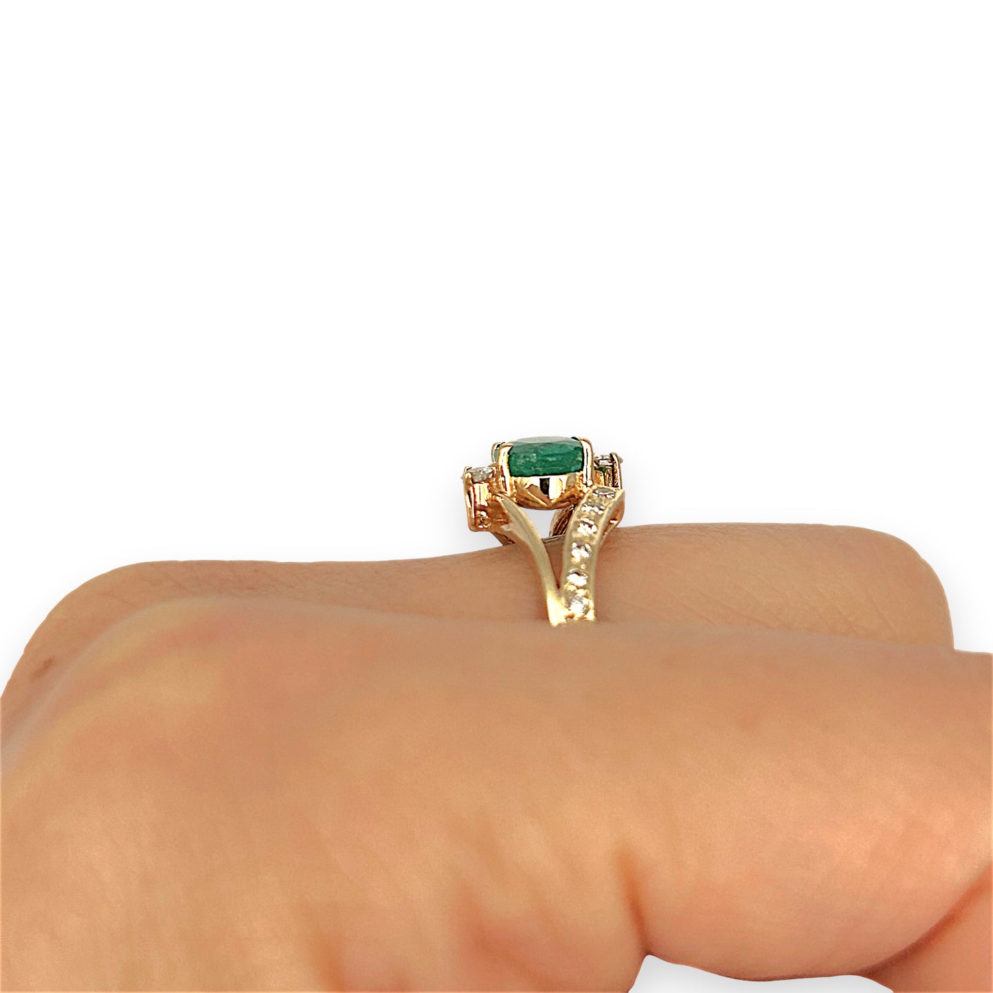 XMAS DEAL | 14kt Gold Verdant Embrace Ring Valuation $4,100