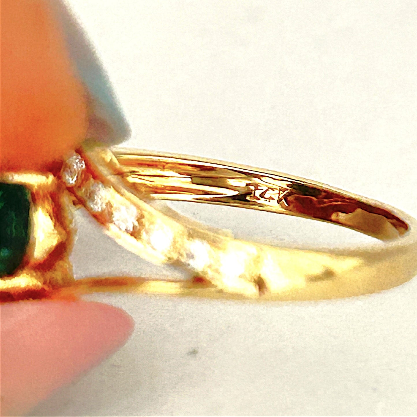 XMAS DEAL | 14kt Gold Verdant Embrace Ring Valuation $4,100