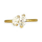GOLD DEAL | 9ct Gold Raidance Duo Curve Diamond Ring Size L, TDW 0.62ct.