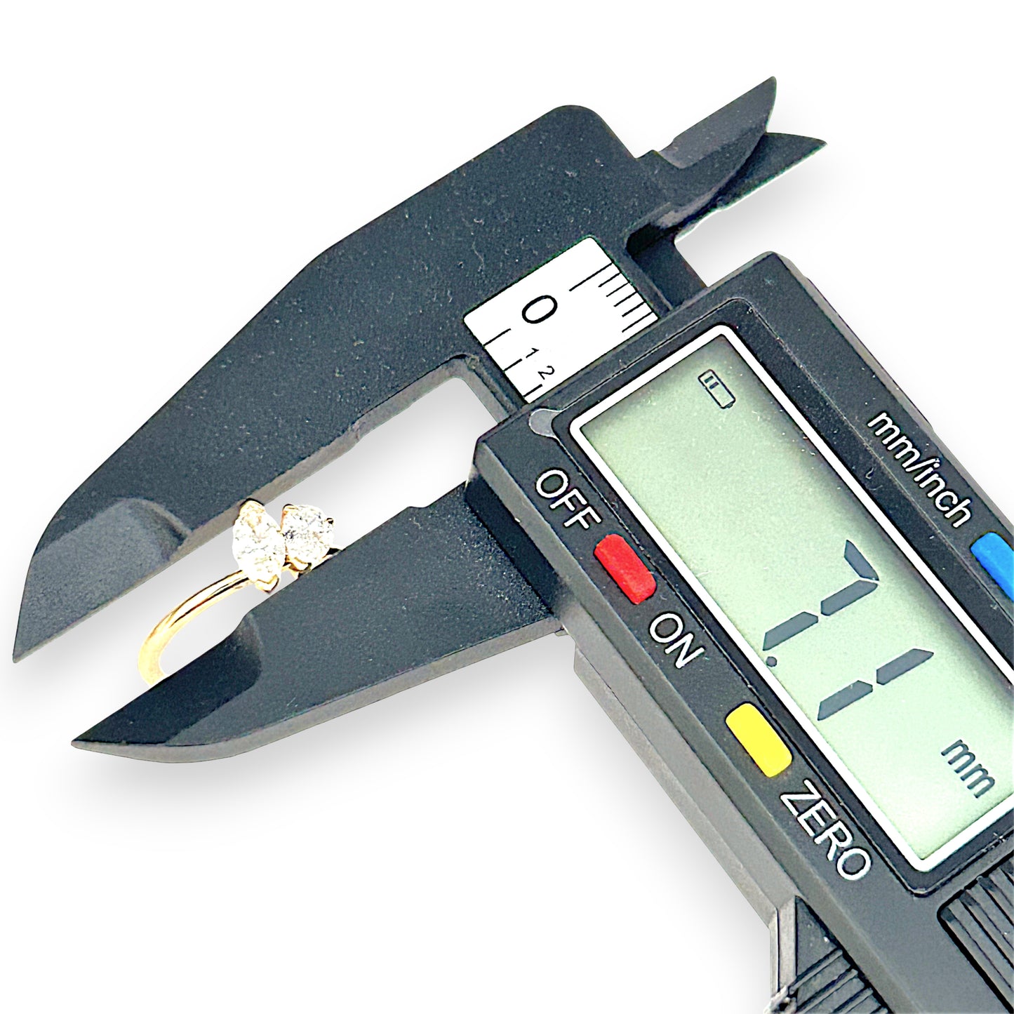 GOLD DEAL | 9ct Gold Raidance Duo Curve Diamond Ring Size L, TDW 0.62ct.