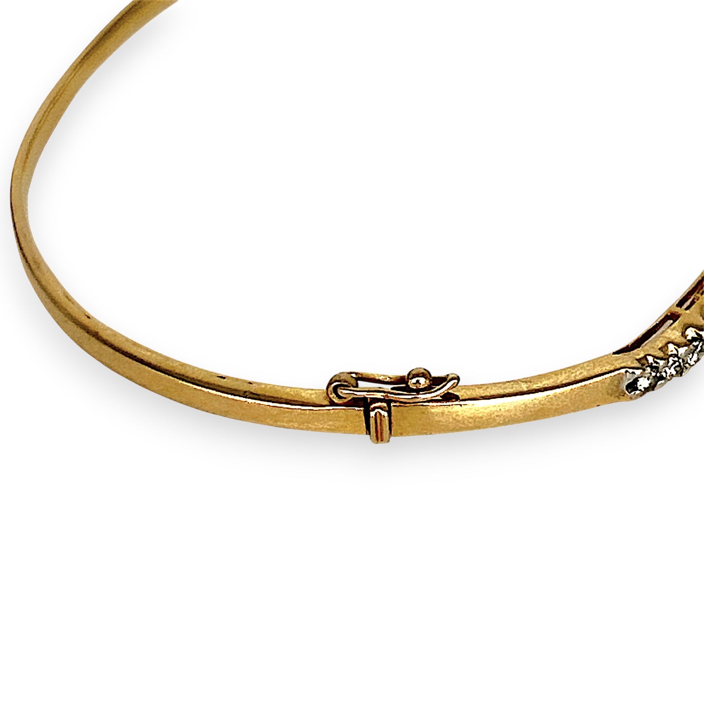 XMAS DEAL | 18kt Gold Diamond Infinity Bangle Valuation $9,500 TDW1.27ct.