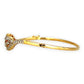 XMAS DEAL | 18kt Gold Diamond Infinity Bangle Valuation $9,500 TDW1.27ct.