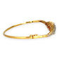 XMAS DEAL | 18kt Gold Diamond Infinity Bangle Valuation $9,500 TDW1.27ct.