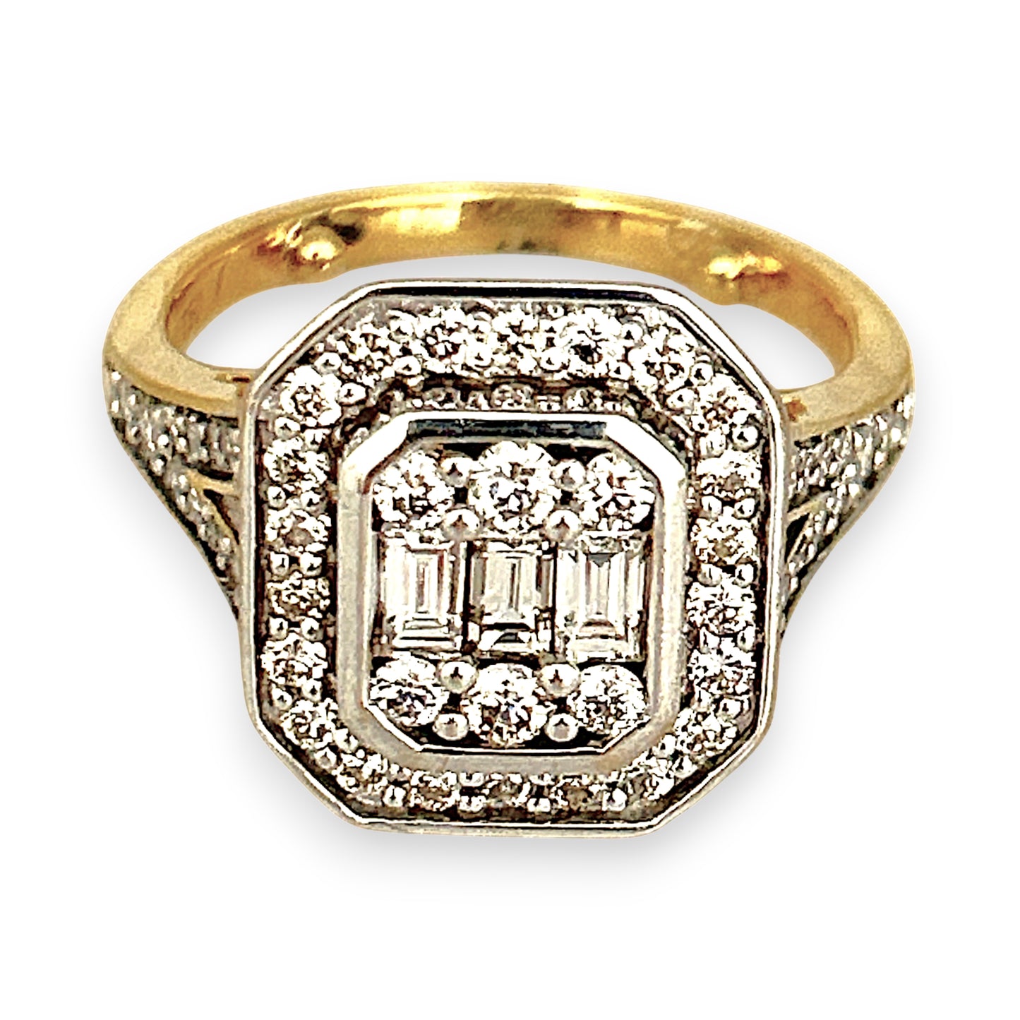 XMAS DEAL | 18kt Y/W Gold Regal Brilliance Diamond TDW 1.16ct. Valuation $7,900