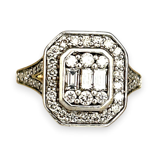 XMAS DEAL | 18kt Y/W Gold Regal Brilliance Diamond TDW 1.16ct. Valuation $7,900