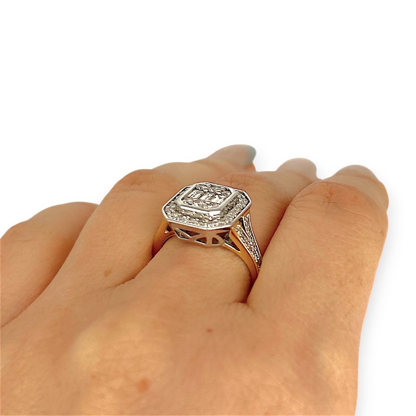 XMAS DEAL | 18kt Y/W Gold Regal Brilliance Diamond TDW 1.16ct. Valuation $7,900