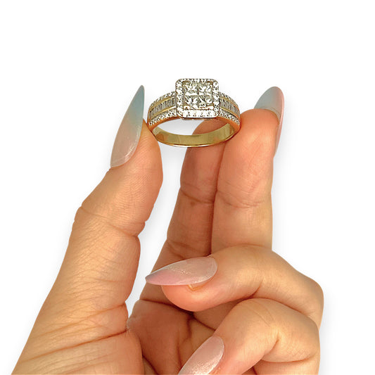 XMAS DEAL | 18kt Gold  Imperial Glow Diamond Ring TDW 1.70ct. Valuation $10,900